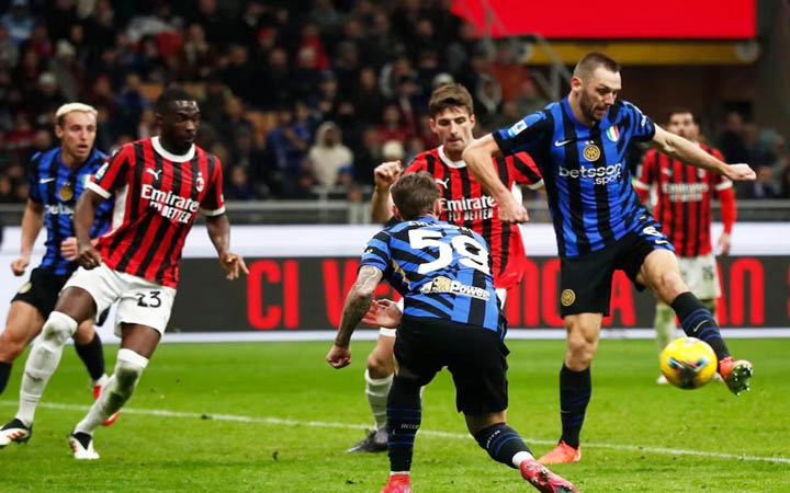 এসি মিলানের সঙ্গে ড্র করলো ইন্টার মিলান